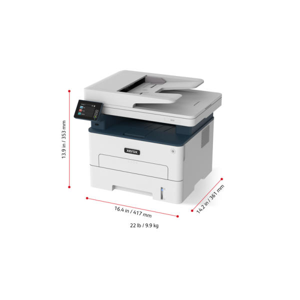 ⁦מדפסת ‏לייזר אלחוטית משולבת Xerox B235⁩ – תמונה ⁦3⁩